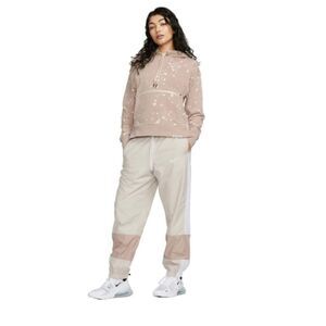 Nike Track Pants Womens Medium Soccer Jogger Stone Cream White‎